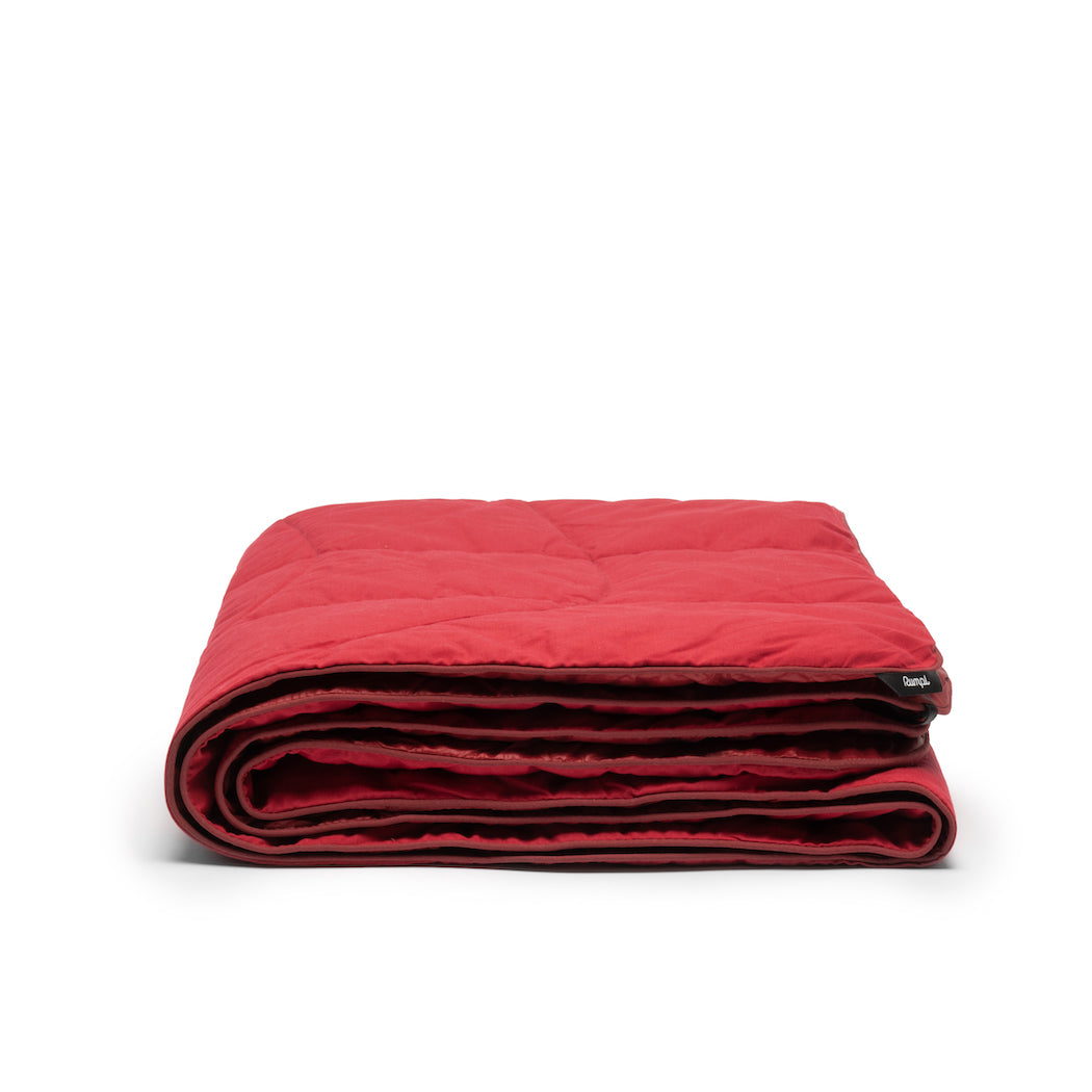 Nanoloft Puffy "Fr" Blanket - Crimson