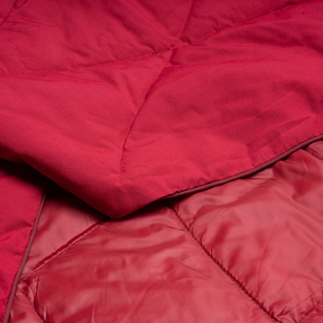 Nanoloft Puffy "Fr" Blanket - Crimson